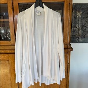 Athleta white Women's Cardigan sz Large